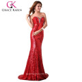 Art und Weise reife Damen-reale Abbildungen formale lange Abend-Kleid-Muster CL2531-3